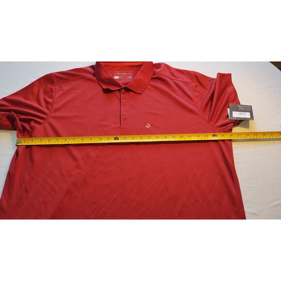NWT Eddie Bauer Men Polo T shirt Red Short Sleeves T-Shirt Size 2XL - Picture 10 of 13